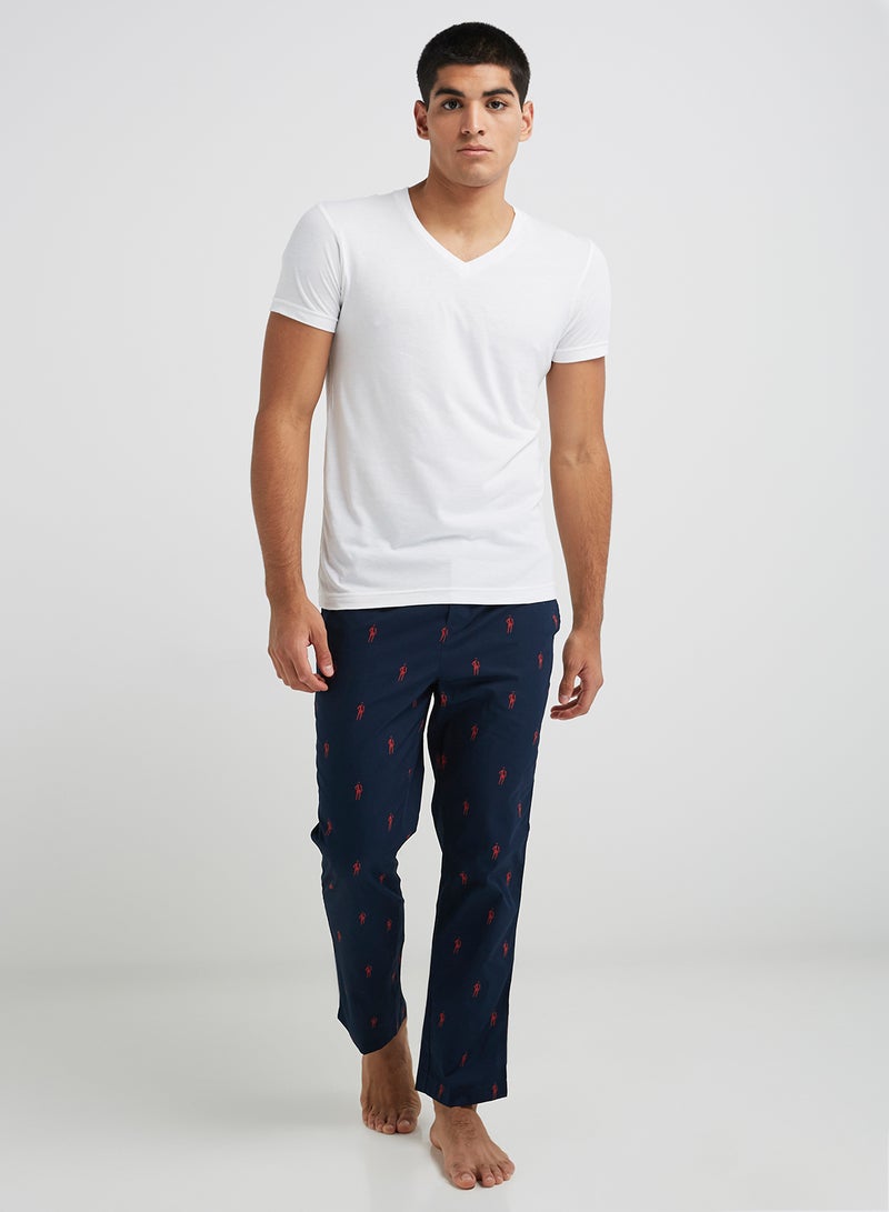 JOCKEY - V-Neck T-Shirt White - Image 1