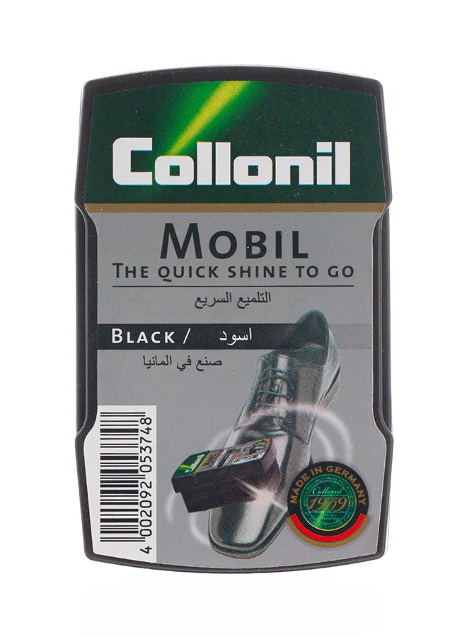 كولونيل منظف أحذية موبل مزود بإسفنجة أسود 