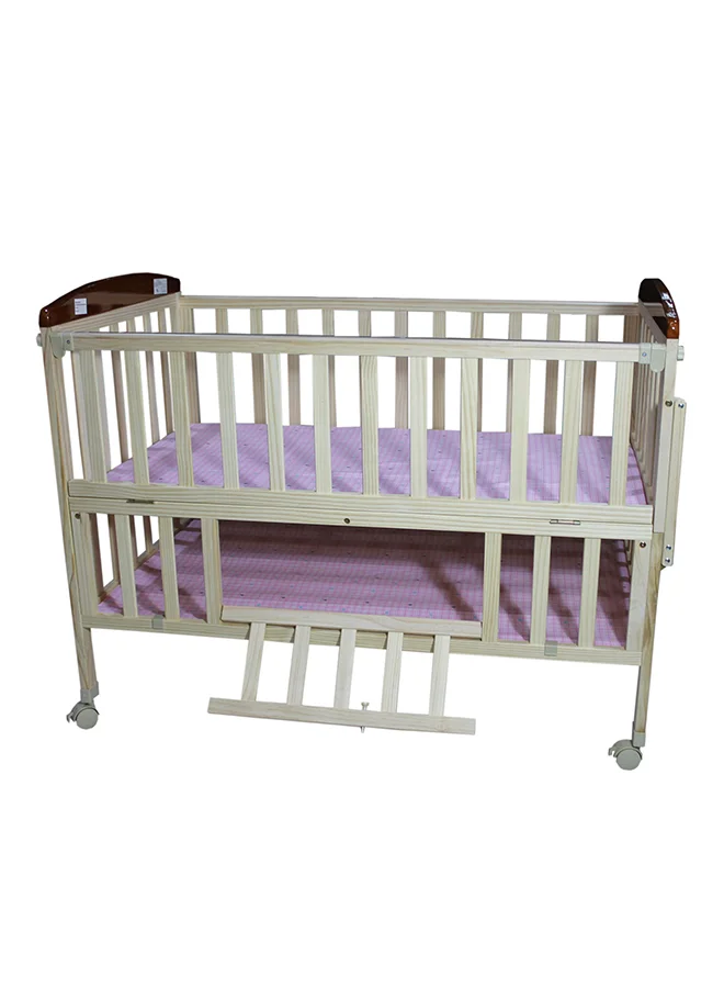 Baby love Wooden Bed With Mosquito Net