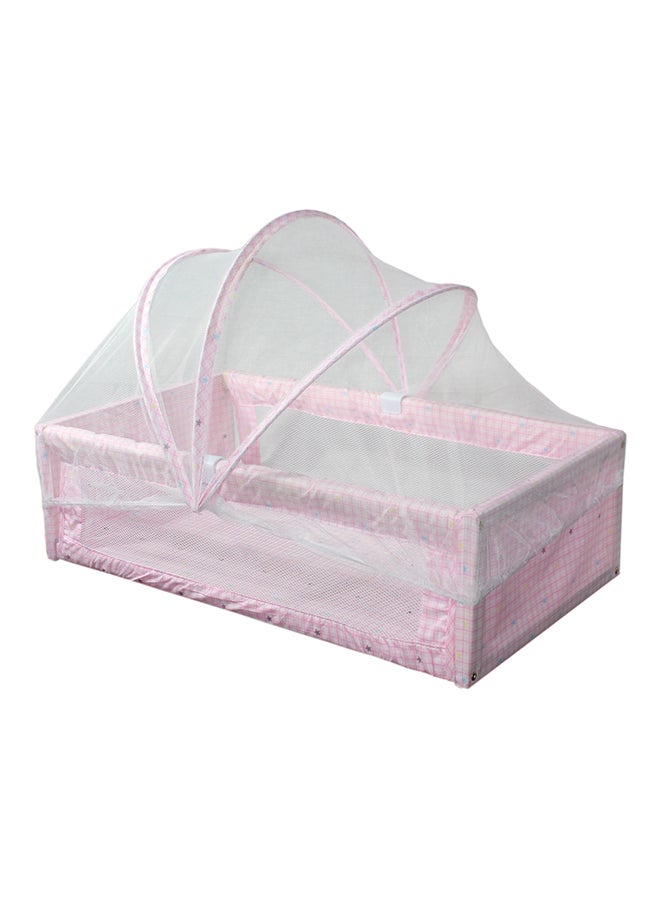 Baby love Wooden Bed With Mosquito Net  - Image 3