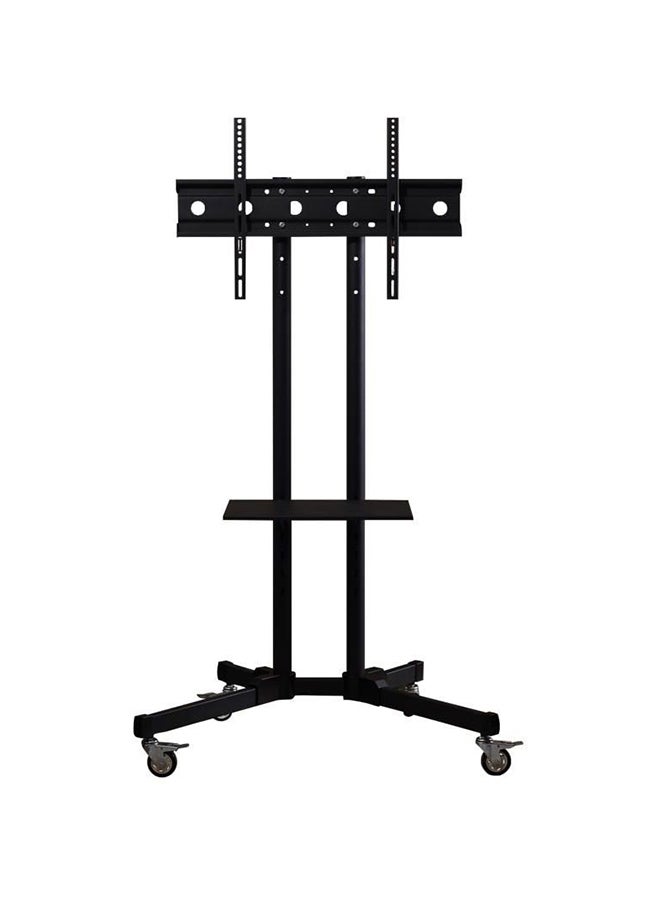 TV Floor Stand Trolley With Wheels For LED and LCD Screen, 32 to 65 inches. Black