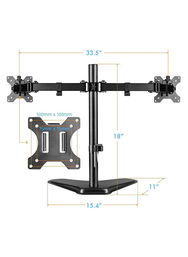 Adjustable Two Arm Monitor Mount - v1551766993/N21177034A_2