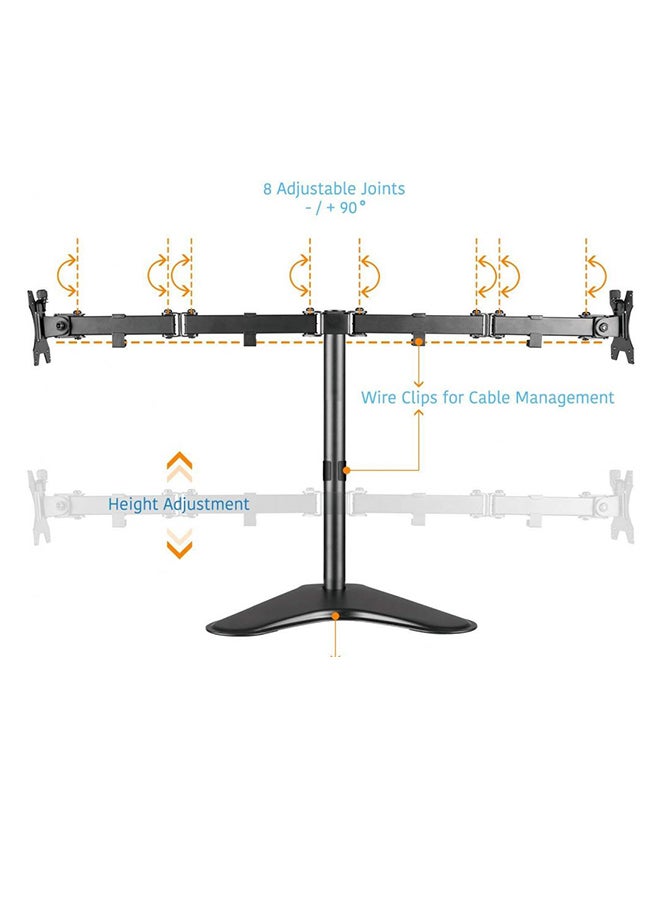 Adjustable Two Arm Monitor Mount - v1551766997/N21177034A_3