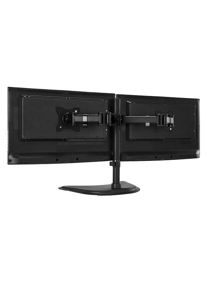 NEWSTAR Double Arm Mount Desk Stand Black - Image 4