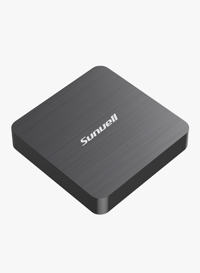 Sunvell - H3 TV Box Allwinner H3 Android 7.0 2GB RAM + 16GB ROM 2.4G WiFi 100Mbps Support 4K H.265 UK-Plug 2790970 Grey - Image 1