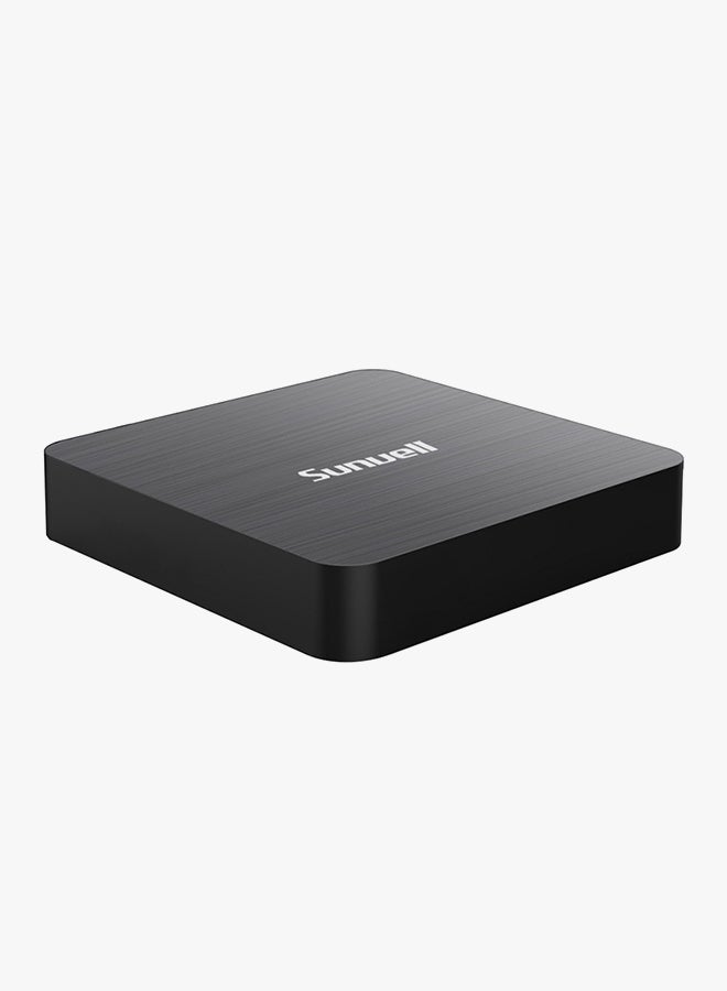 Sunvell - H3 TV Box Allwinner H3 Android 7.0 2GB RAM + 16GB ROM 2.4G WiFi 100Mbps Support 4K H.265 UK-Plug 2790970 Grey - Image 1