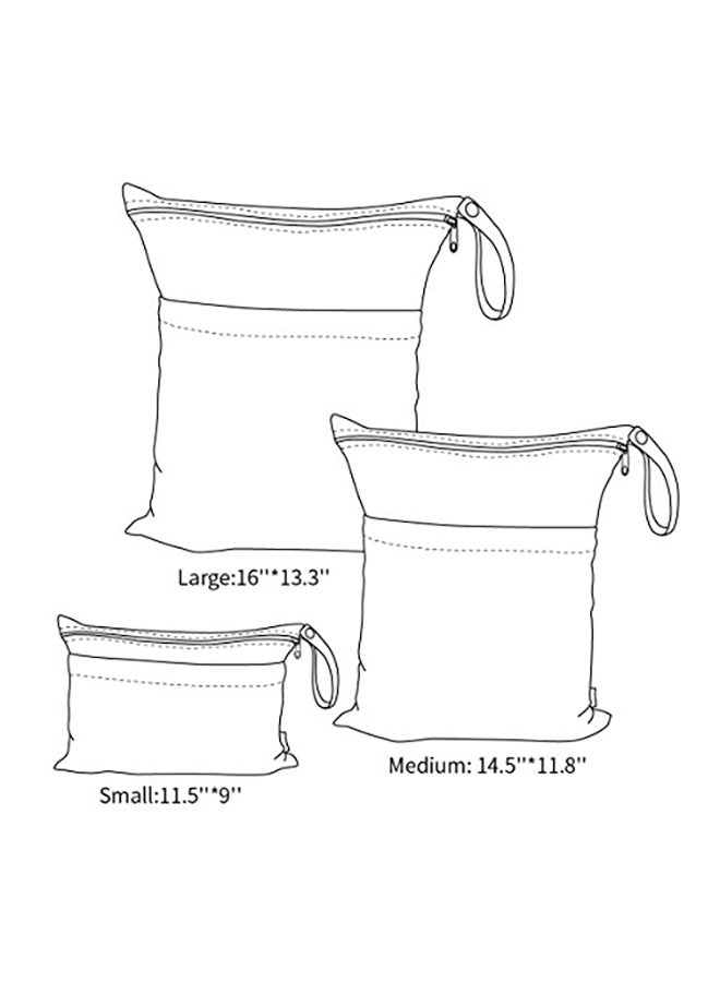 ALVA BABY - 3-Piece Baby Cloth Diaper Wetdry Bags - Image 1