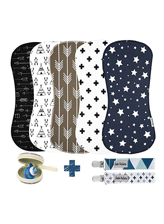 Dodo Babies 5-Piece Baby Burp Cloths - Image 1
