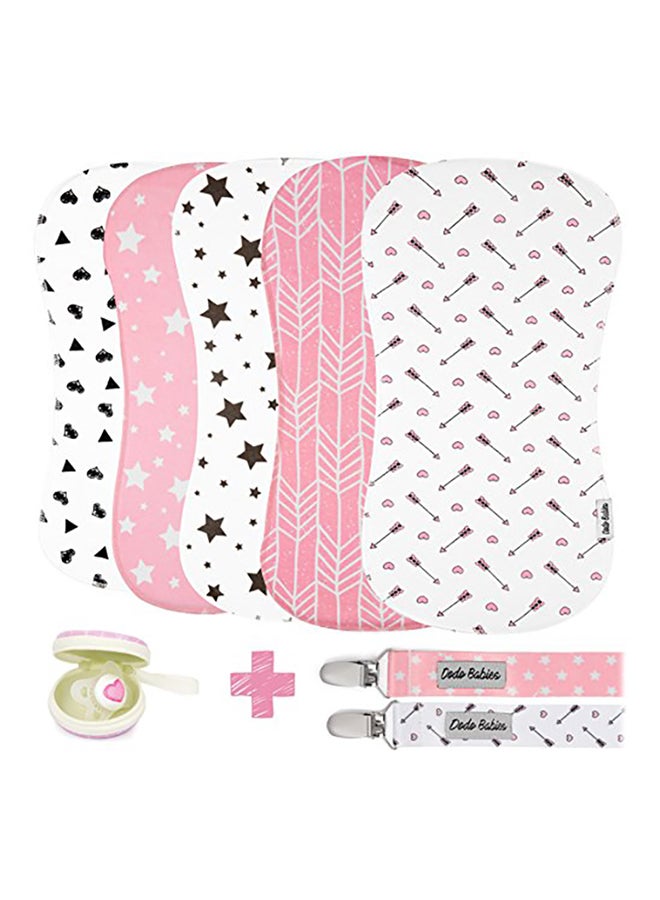 Dodo Babies Baby Burp Cloths Pack Of 5 - Image 1