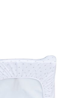 Jomolly 2-Piece Changing Pad Covers Chevron And Stars Fitted Jersey Cotton  - Image 2