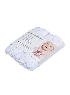 Jomolly 2-Piece Changing Pad Covers Chevron And Stars Fitted Jersey Cotton  - Image 3