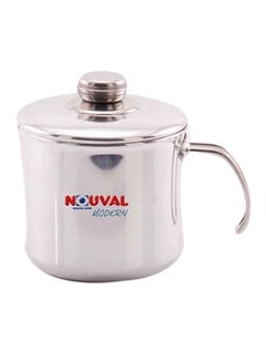 NOUVAL Modern Milk Pot Silver 16cm 