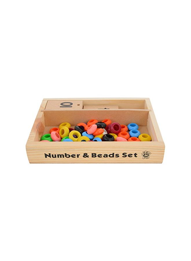 Skillofun Wooden Number And Bead Set - Image 3