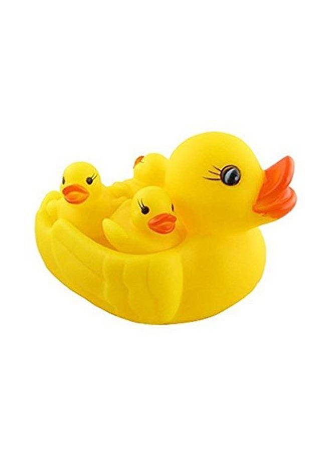 MAGNIFICO 4-Piece Duck Squeeze Bath Toy Set - Image 3