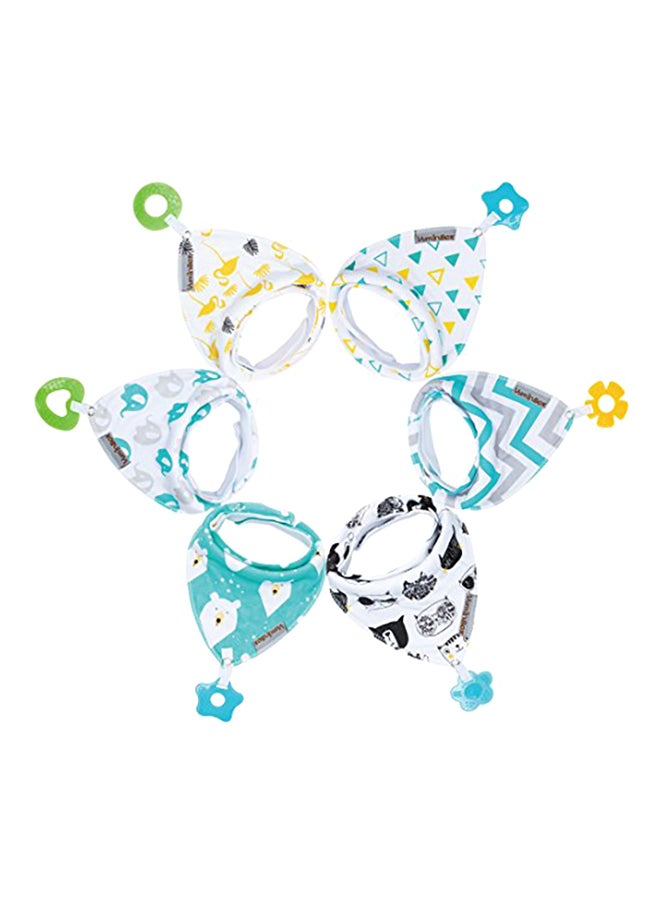 Vuminbox 6-Piece Bandana Drool Bibs Set - Image 2