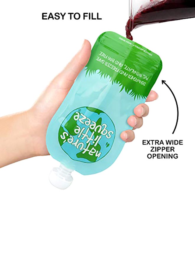 وي سبراوت مجموعة حافظات طعام بسحاب مزدوجة قابلة لإعادة الاستعمال من 6 قطع - Image 3