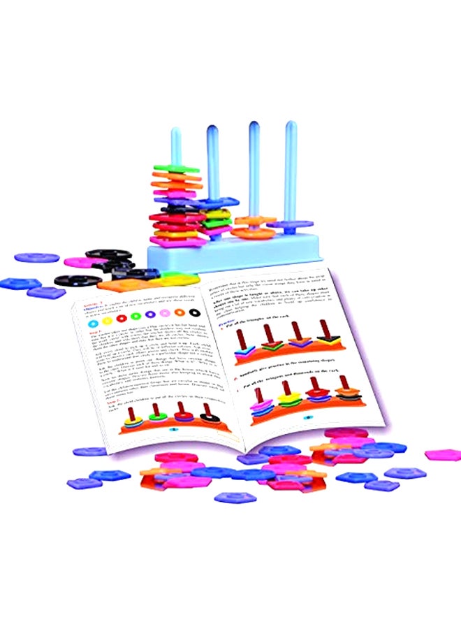 Creative Educational Aids P. Ltd. 72-Piece Colour And Shapes Sorter Set CRE0698 - Image 2