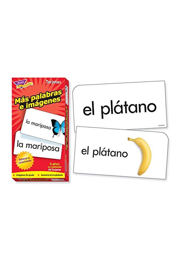 تريند إنتربرايزس إنك مجموعة بطاقات تعليمية تحتوي على صور وكلمات مكونة من 96 قطعة - Image 4