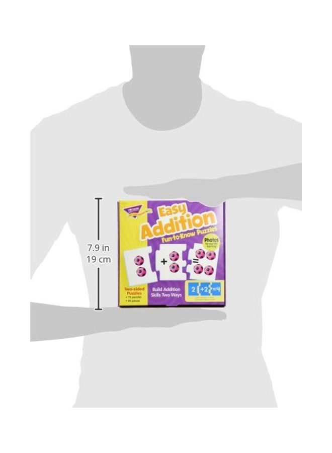 تريند إنتربرايزس إنك طقم ألغاز مرحة لتعلم الجمع البسيط من 45 قطعة طراز T-36013 - Image 3