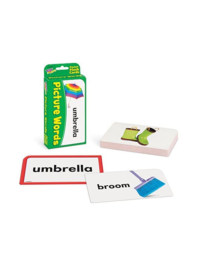 تريند إنتربرايزس إنك بطاقات تعليمية بحجم الجيب بتصميم صور وكلمات طراز T-23003 - Image 2