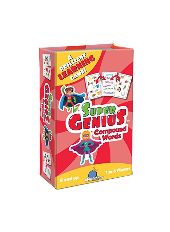 بلو أورانج لعبة بطاقات الكلمات المركبة سوبر جينيوس - Image 1