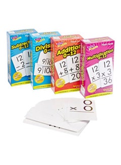 Trend Enterprises Pack Of 4 Math Operation Flash Cards T90741  - Image 2