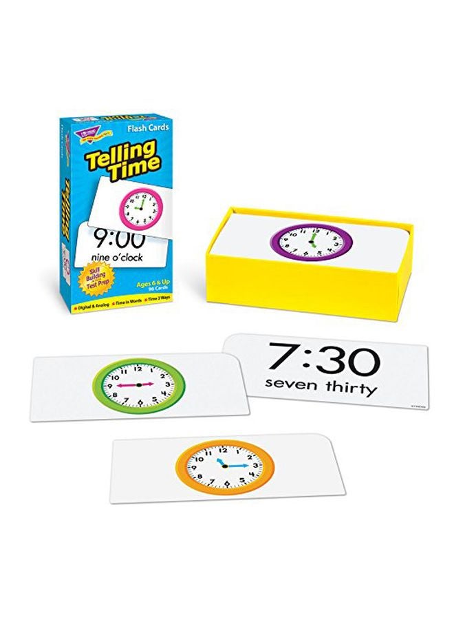 تريند إنتربرايزس إنك بطاقات ذاكرة لتعلم الوقت طراز T-53108 - Image 2