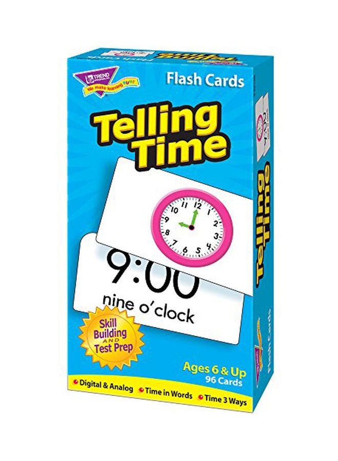 تريند إنتربرايزس إنك بطاقات ذاكرة لتعلم الوقت طراز T-53108 - Image 3