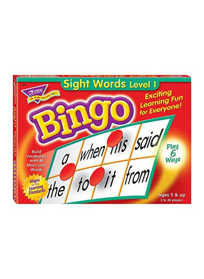 Trend Enterprises Inc Sight Words Bingo Game T6064 - Image 5