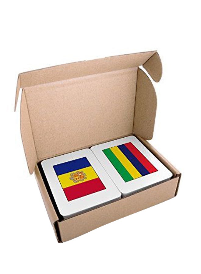 CARDDIA 240-Piece Country Flags Flash Card  - Image 1