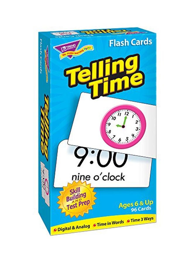 تريند إنتربرايزس إنك بطاقات ذاكرة لتعلم الوقت طراز T-53108 - Image 4