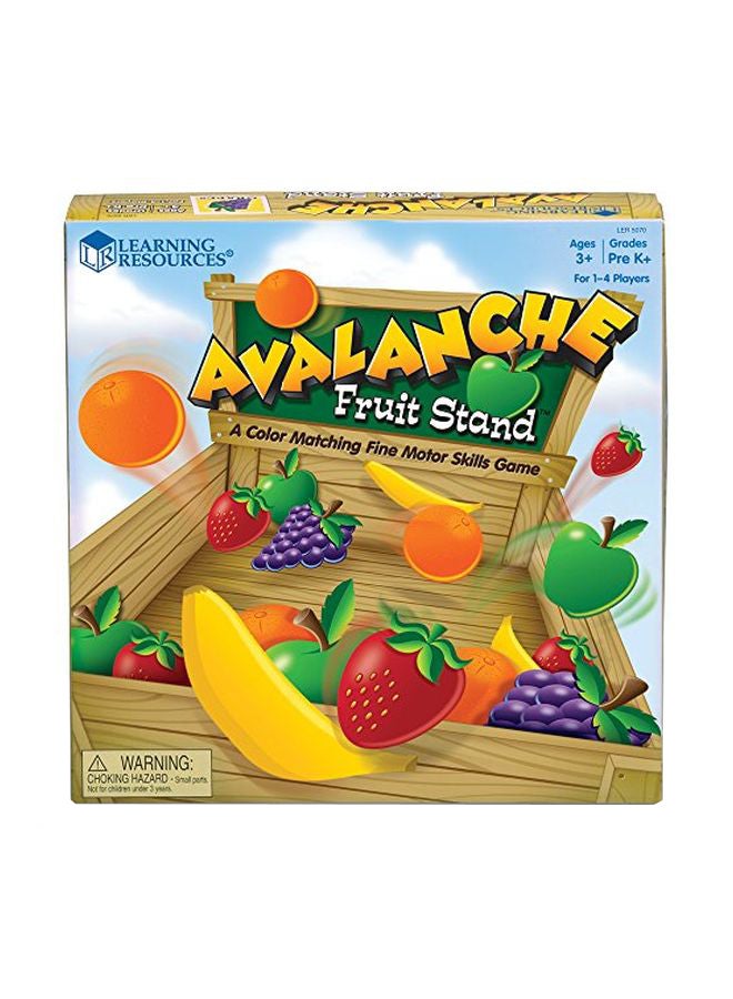 Learning Resources Avalanche Fruit Stand Game LER5070 - Image 1