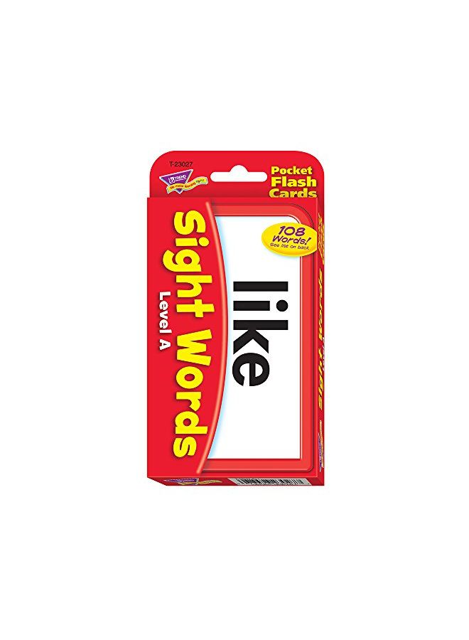 Trend Enterprises Inc Sight Words Level A Pocket Flash Cards  - Image 5