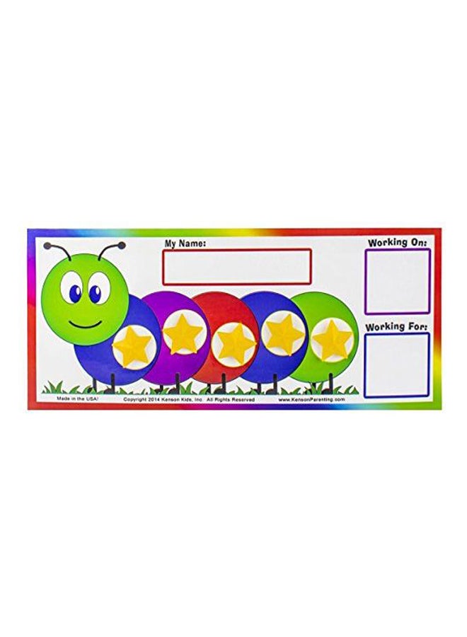 Kenson Kids Caterpillar Token Board With Stars 