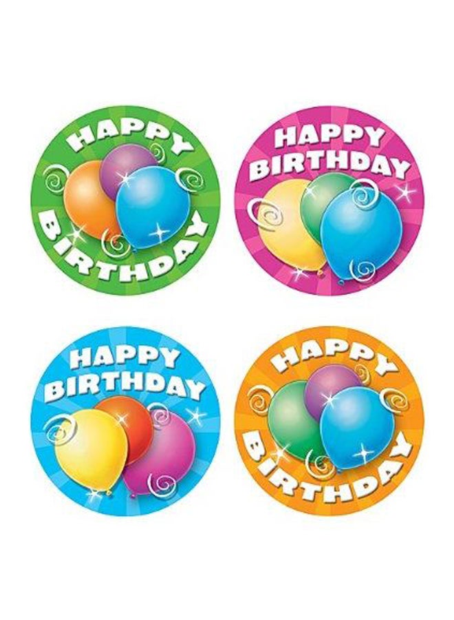 32-Piece Birthday Wear'Em Badges 4054