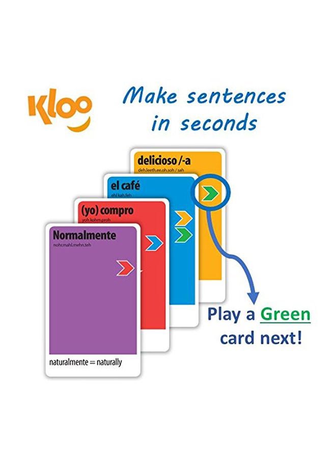 KLOO Games - 1-Piece Spanish Learning Card Games - Image 1