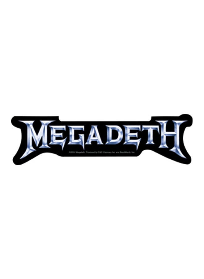 Licenses Products Megadeth Logo Sticker S-2987