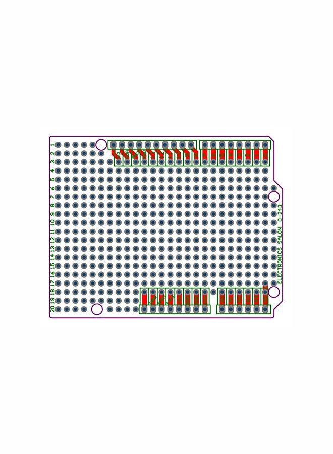 CZH-LABS - 10 Piece Electronics-Salon Prototype PCB For Arduino UNO R3 Shield Board - Image 1
