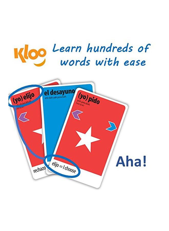 KLOO Games - 1-Piece Spanish Learning Card Games - Image 1