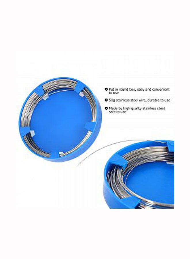 سلك لعمليات التقويم يستخدم لتصحيح الأسنان فضي - Image 4