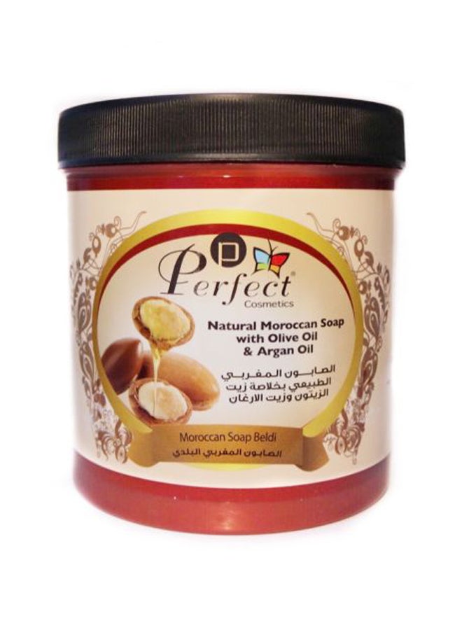 Perfect Natural Moroccan Soap With Olive Oil And Argan Oil Clear 1000ml