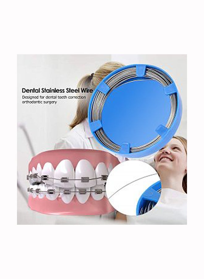 سلك لعمليات التقويم يستخدم لتصحيح الأسنان فضي - Image 2