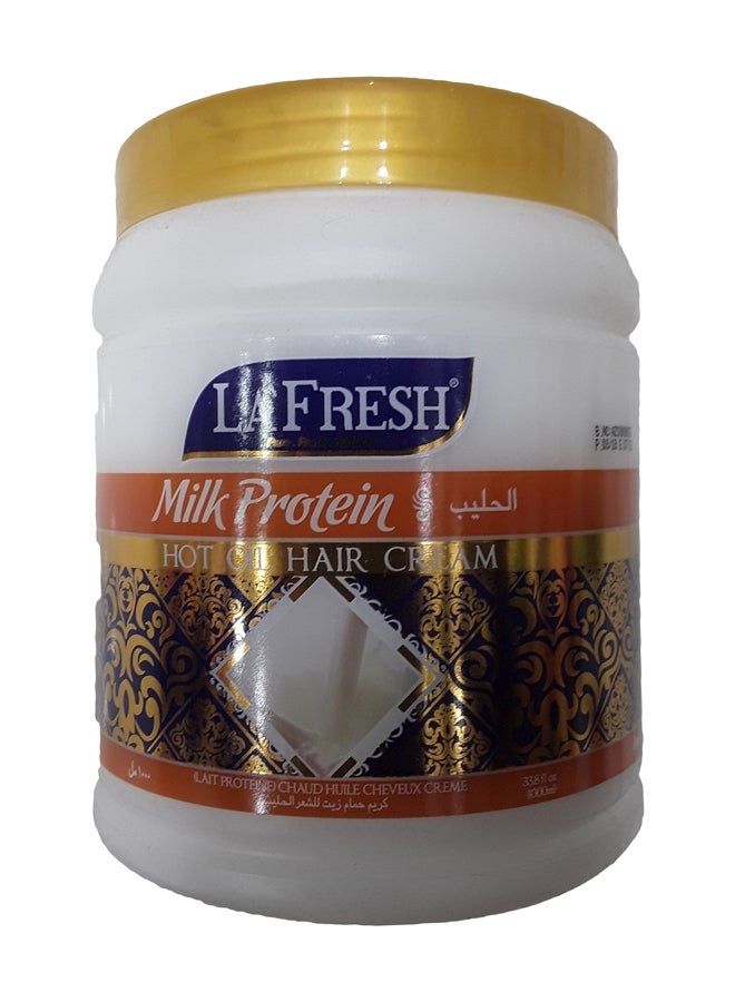 LAFRESH Milk Protein Hot Oil Hair Cream 1000ml
