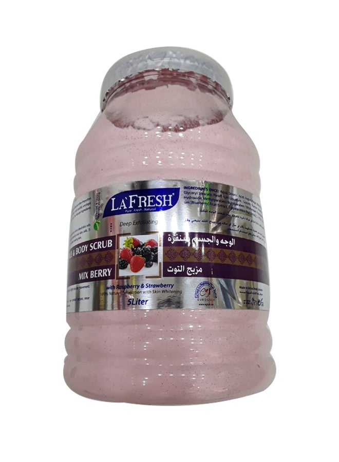 LAFRESH Face And Body Scrub - Mix Berry