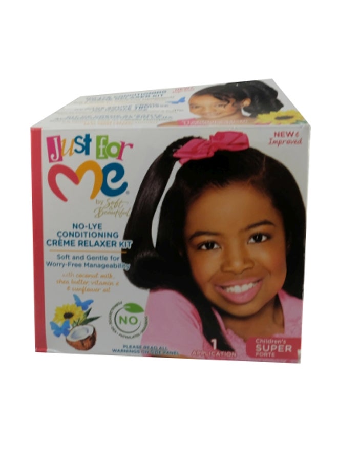 Just for Me No-Lye Conditioning Cream Relaxer Kit 