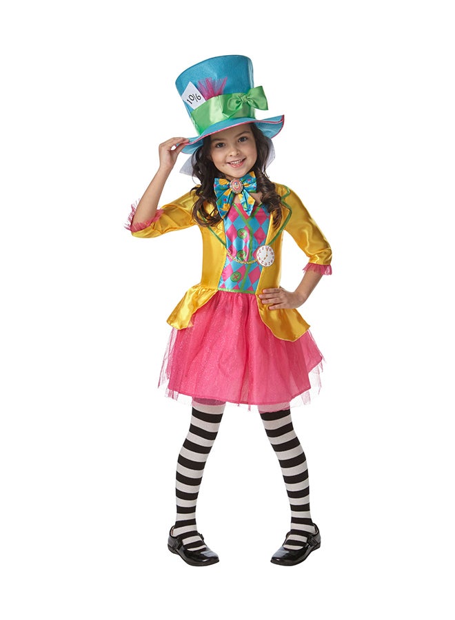 RUBIE'S - Official Disney Alice in Wonderland Mad Hatter Costume Girls Medium - Image 1