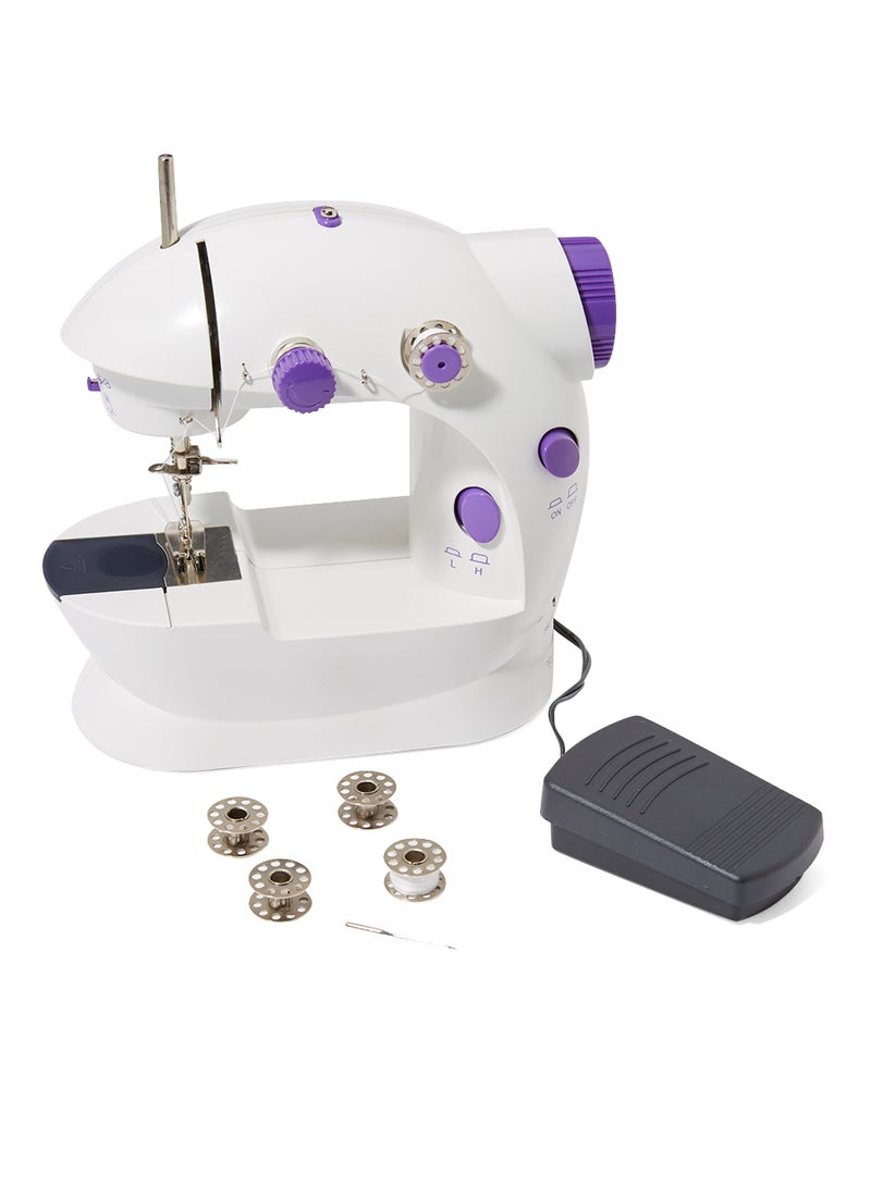 Generic Multipurpose Electronic Sewing Machine 22x13x21centimeter SM-202A White  - Image 3