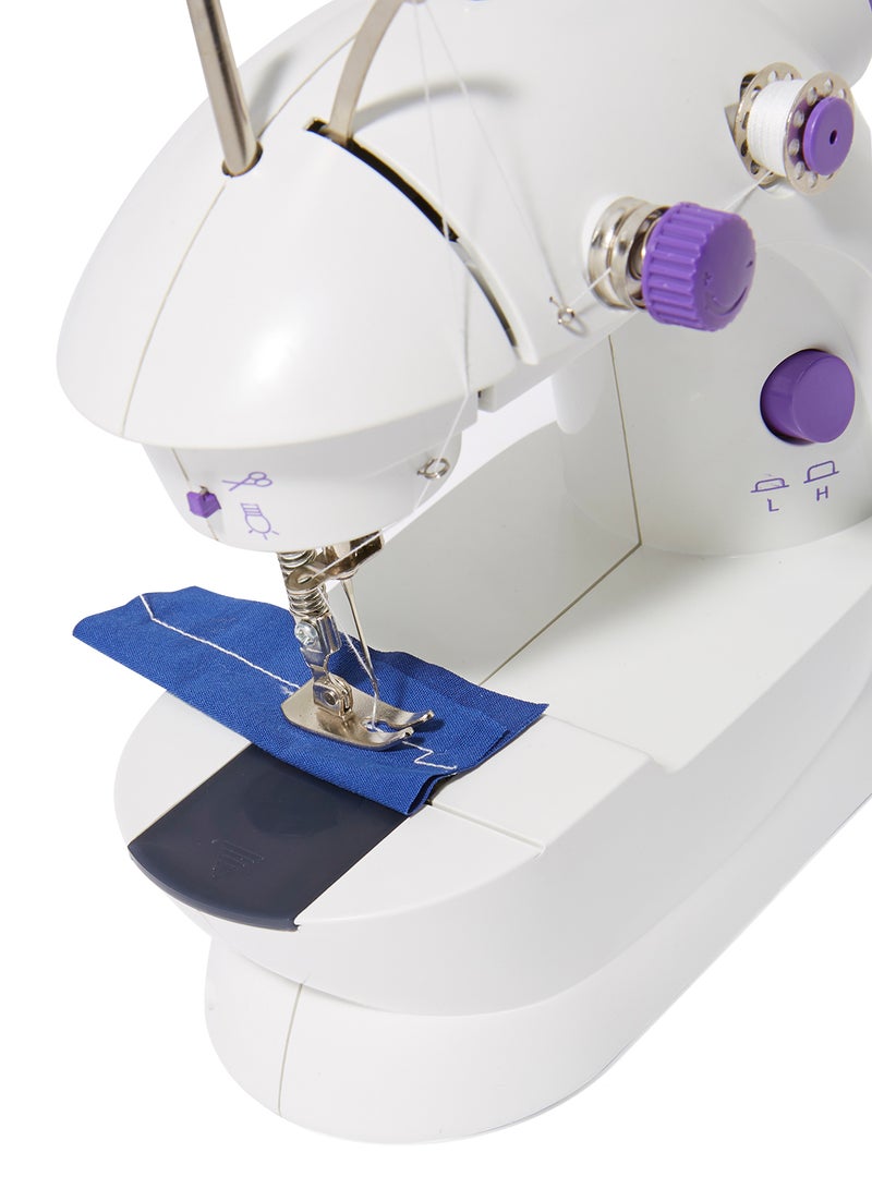Generic Multipurpose Electronic Sewing Machine 22x13x21centimeter SM-202A White  - Image 4