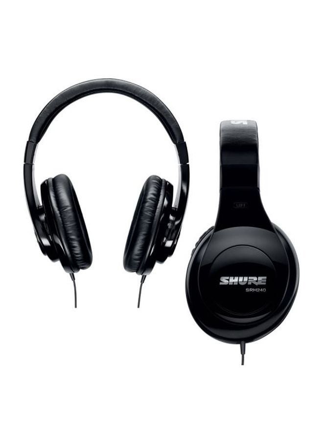 Shure - SRH240A Over-Ear Headphones Black - Image 1