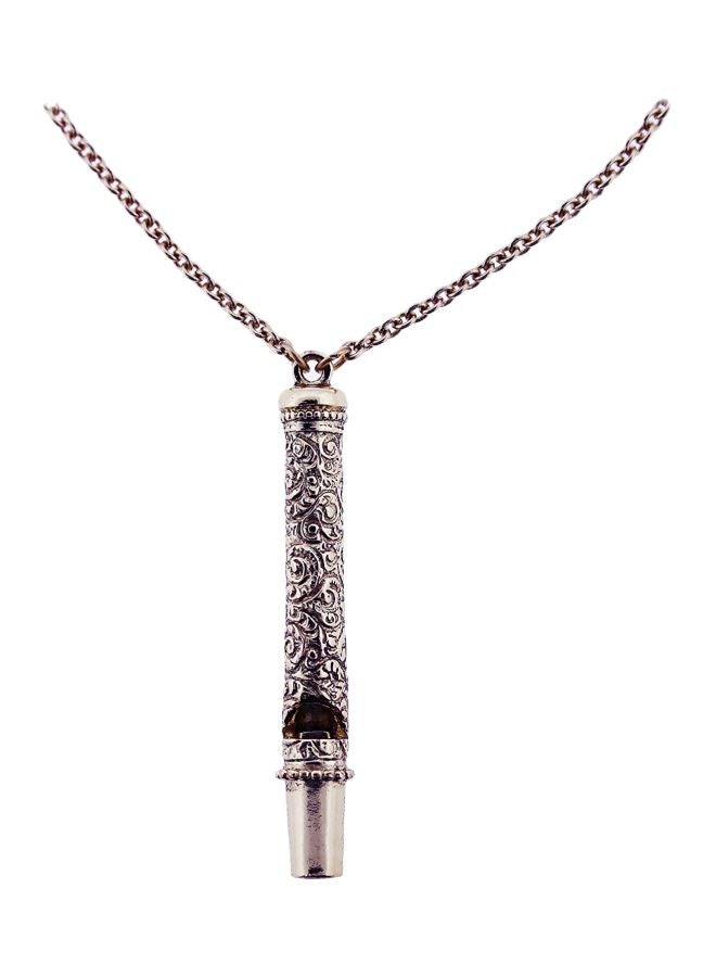 1928 Jewelry Whistle Pendant Necklace